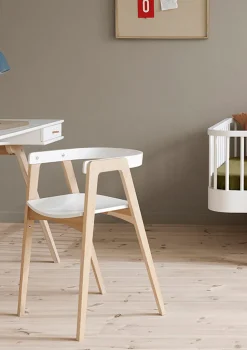 Sale Armlehnstuhl 'Wood' Weiß/Eiche Kinder Jugendzimmer|Jugendzimmer