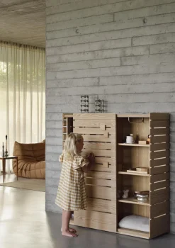 Discount Aufbewahrungsschrank Natural Ash Kinder Aufbewahrung|Kleiderschränke & Regale