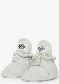 Outlet Baby Booties Cotton Light Grey Alle Accessoires|Baby Schühchen