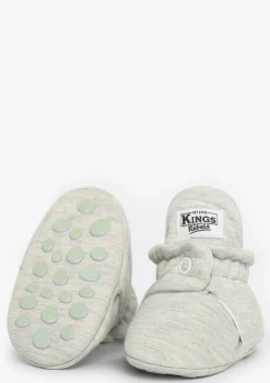 Outlet Baby Booties Cotton Light Grey Alle Accessoires|Baby Schühchen