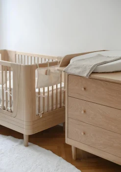 Discount Babybett 'Nature Baby Bed 2.0' Eiche 124,5 x 72,5 cm Kinder Babybetten & Kinderbetten|Babybetten