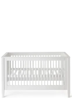 New Babybett weiß handbemalt 140 x 70 cm Kinder Babybetten & Kinderbetten|Babybetten