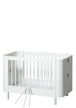 Clearance Babybett 'Wood Mini+' 122-162 x 68 cm Kinder Babybetten & Kinderbetten|Babybetten