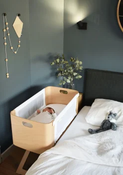 New Beistellbett '' inkl. Bio-Matratze 82 x 37 cm Kinder Moseskörbe|Reisebetten