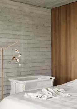 Best Beistellbett 'Side by Side' Natural Quilted 84 x 50 cm Kinder Moseskörbe|Reisebetten