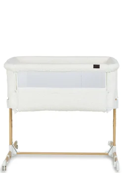 New Beistellbett 'Side by Side' Natural Bouclé 84 x 50 cm Kinder Moseskörbe|Reisebetten