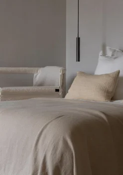 New Beistellbett 'Side by Side' Natural Bouclé 84 x 50 cm Kinder Moseskörbe|Reisebetten