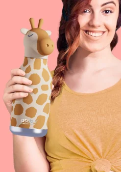 Bestie Trinkflasche Giraffe 'Gerri the Giraffe' gelb/braun 460 ml Kinder Trinkbecher & Trinkflaschen|Kindergeschirr & Besteck