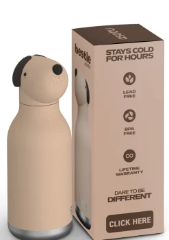 Hot Bestie Trinkflasche Hund 'Duke the Dog' beige 460 ml Kinder Trinkbecher & Trinkflaschen|Kindergeschirr & Besteck