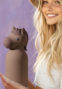 Clearance Bestie Trinkflasche Pferd 'Meadow the ' braun 460 ml Kinder Trinkbecher & Trinkflaschen|Kindergeschirr & Besteck