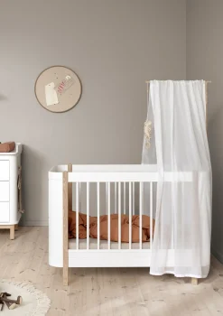 Sale Betthimmel für Babybett 'Wood Mini+' Weiß Kinder Vorhänge & Himmel