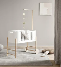 Clearance Betthimmel für Beistellbett 'Wood' Weiß Kinder Vorhänge & Himmel|Beistellbetten & Babywiegen