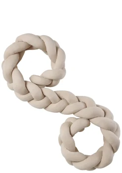 Best Bettschlange geflochten Strick XL Kinder Bettschlangen|Schutz-Zubehör Kinderzimmer