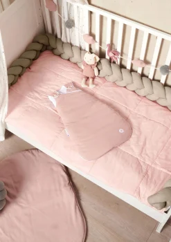 Best Bettschlange geflochten Strick XL Kinder Bettschlangen|Schutz-Zubehör Kinderzimmer