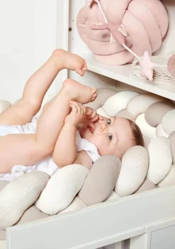 Discount Bettschlange geflochten Trio beige/sand/natur Kinder Bettschlangen|Schutz-Zubehör Kinderzimmer