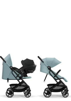 Online Buggy 'Beezy' Black / Stormy Blue Kinder Kinderwagen