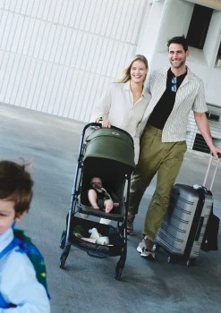 Discount Buggy 'Butterfly 2' Schwarz / Waldgrün Kinder Kinderwagen|Reisebuggys