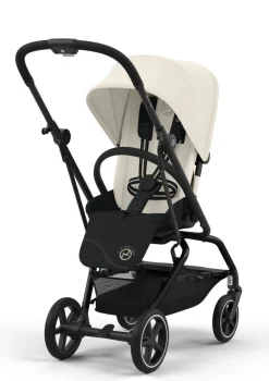 Online Buggy 'Eezy S Twist+2' Black / Canvas White Kinder Kinderwagen|Reisebuggys