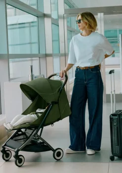 Best Buggy 'Orfeo' Black / Candy Pink Kinder Kinderwagen|Reisebuggys