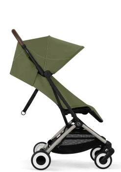 Hot Buggy 'Orfeo' Taupe / Moss Green Kinder Kinderwagen|Reisebuggys