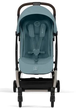 Online Buggy 'Orfeo' Taupe / Stormy Blue Kinder Kinderwagen|Reisebuggys