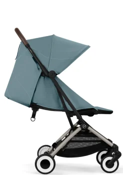 Online Buggy 'Orfeo' Taupe / Stormy Blue Kinder Kinderwagen|Reisebuggys
