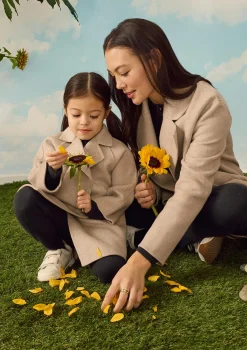 Best Cashmere Kindermantel stone Oberteile