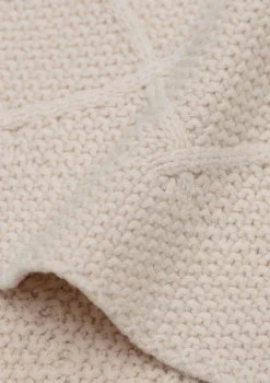 Sale Decke Wiege 'Check Knit' Oatmeal 100 x 75 cm Kinder Decken & Kissen|Decken & Kissen