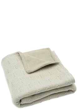 Sale Decke Wiege 'Grain Knit' Velvet Olive Green 100 x 75 cm Kinder Decken & Kissen|Decken & Kissen