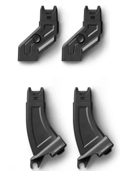 Duo Erweiterungsadapter / Doppel-Kinderwagen-Umbausatz dunkelgrau / schwarz Kinder Adapter