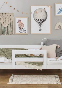 New ECO Luxury' Bettgitter / Rausfallschutz weiß Kinder Schutz-Zubehör Kinderzimmer|Babybetten & Kinderbetten