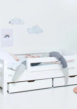 Sale ECO Luxury' Einzelbett weiß 200 x 120 cm Kinder Babybetten & Kinderbetten|Babybetten