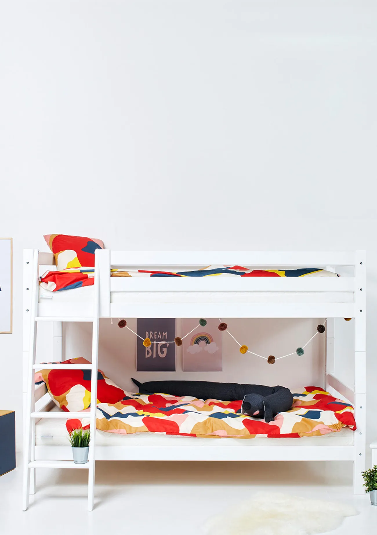 Sale ECO Luxury' Etagenbett weiß 200 x 120 cm Kinder Hochbetten & Etagenbetten|Babybetten & Kinderbetten