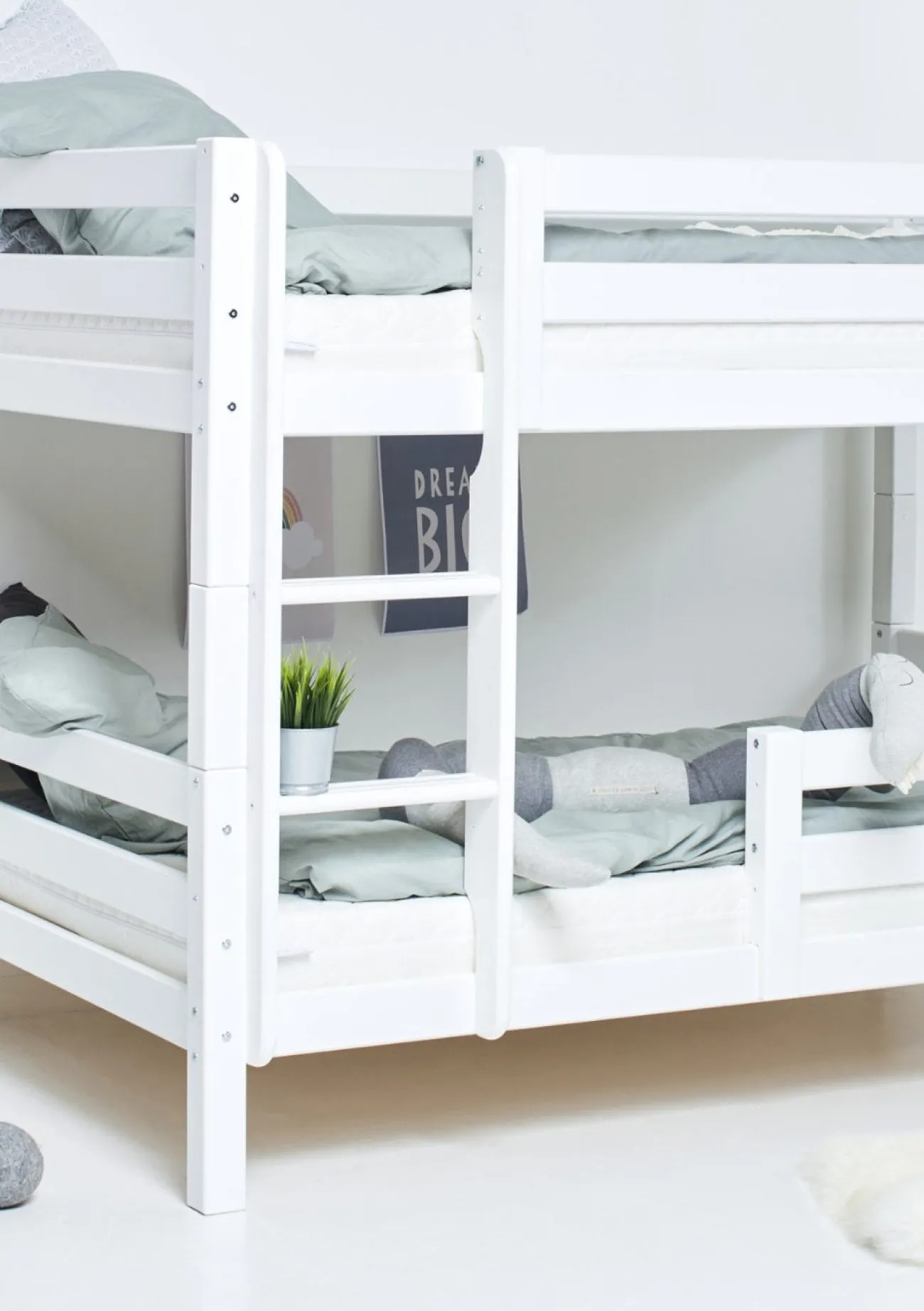 Sale ECO Luxury' Etagenbett weiß 200 x 120 cm Kinder Hochbetten & Etagenbetten|Babybetten & Kinderbetten