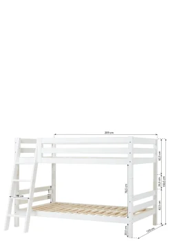 Sale ECO Luxury' Etagenbett weiß 200 x 120 cm Kinder Hochbetten & Etagenbetten|Babybetten & Kinderbetten