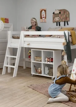 ECO Luxury' Halbhochbett weiß 160 x 70 cm Kinder Babybetten & Kinderbetten|Babybetten