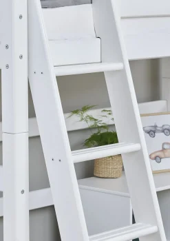 Discount ECO Luxury' Hochbett weiß 200 x 90 cm Kinder Hochbetten & Etagenbetten|Babybetten & Kinderbetten