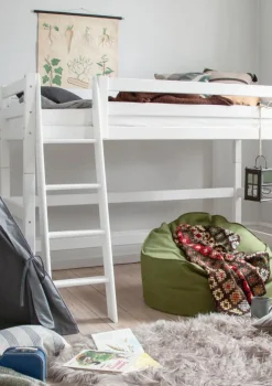 Sale ECO Luxury' Leiter weiß, schräg, verschiedene Größen Kinder Hochbetten & Etagenbetten|Babybetten & Kinderbetten