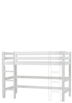 Best ECO Luxury' Mittelhochbett weiß 200 x 90 cm Kinder Babybetten & Kinderbetten|Babybetten