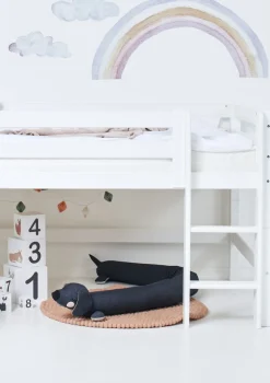 Sale ECO Luxury' Spielbett mit Rutsche weiß 200 x 120 cm Kinder Hochbetten & Etagenbetten|Babybetten & Kinderbetten