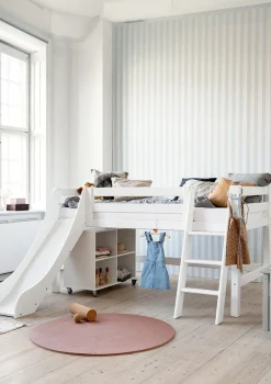 Online ECO Luxury' Spielbett mit Rutsche weiß 200 x 90 cm Kinder Hochbetten & Etagenbetten|Babybetten & Kinderbetten