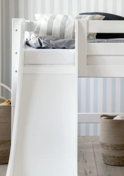 Online ECO Luxury' Spielbett mit Rutsche weiß 200 x 90 cm Kinder Hochbetten & Etagenbetten|Babybetten & Kinderbetten