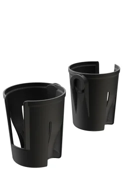 Outlet 2er-Set Becherhalter schwarz Kinder Halterungen & Organisation