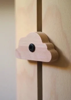 Outlet 4er-Set Buchenknäufe 'Wolke' für das 4-in-1 Babybett Kinder Babybetten & Kinderbetten|Babybetten