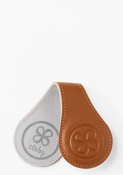 Hot 2er-Set Magnet-Clips Leder Braun Kinder Halterungen & Organisation