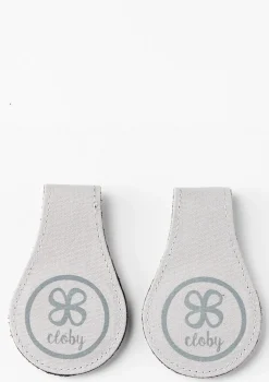 Outlet 2er-Set Magnet-Clips Leder Schwarz Kinder Halterungen & Organisation