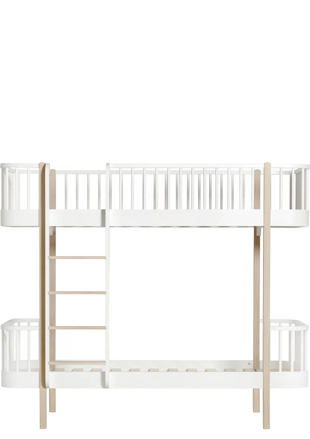 Sale Etagenbett 'Wood Original' weiß / Eiche 200 x 90 cm Kinder Hochbetten & Etagenbetten|Babybetten & Kinderbetten