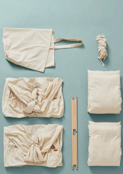 Clearance Federwiege 'Basic' für Zwillinge Natur Kinder Beistellbetten & Babywiegen|Beistellbettchen & Babywiegen