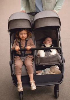 New Geschwisterbuggy 'TRVL dubl' Kinder Kinderwagen|Reisebuggys