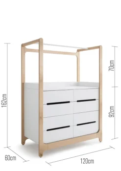 Outlet H (Wickel-)Kommode White Kinder Jugendzimmer|Jugendzimmer